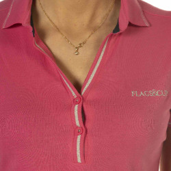Polo femme Rosa Flags & Cup Fuchsia Rose Polo femme Rosa Flags & Cup Fuchsia Rose