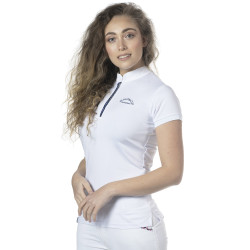 Polo Clorinda dameskorte mouwen Flags & Cup Polo Clorinda dameskorte mouwen Flags & Cup