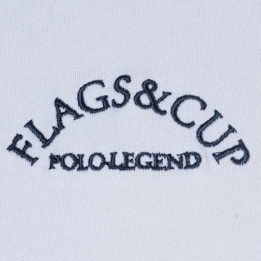 Polo Clorinda dameskorte mouwen Flags & Cup Polo Clorinda dameskorte mouwen Flags & Cup