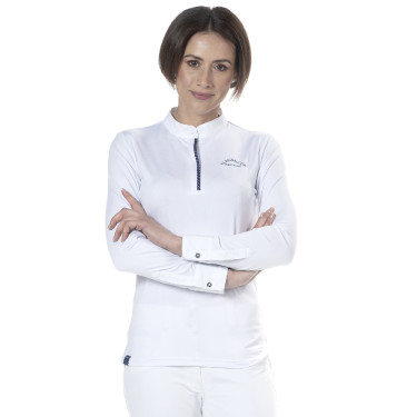 Polo Clorinda femme manches longues Flags & Cup Polo Clorinda femme manches longues Flags & Cup