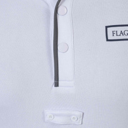 Polo enfant Comodoro MC Flags & Cup Blanc Polo enfant Comodoro MC Flags & Cup Blanc