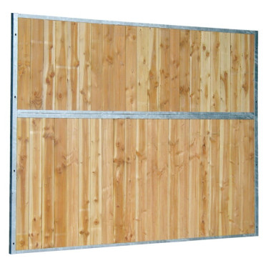 Vaste boxscheiding in massief hout 0,5 m La Gée