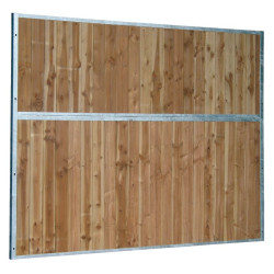 Vaste houten boxscheiding 3 m La Gée