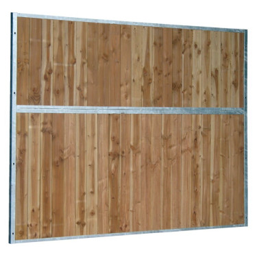 Vaste houten boxscheiding 3 m La Gée