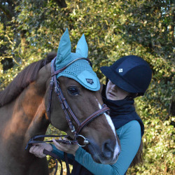 Casque Charles Owen SP8 Plus Micro-suede Noir