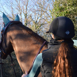 Casque Charles Owen SP8 Plus Micro-suede Noir