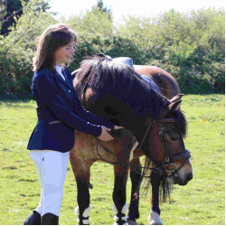 Damen-Turnierjacke Cima Flags & Cup Marineblauw