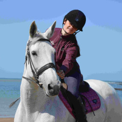 Casque Charles Owen SP8 Plus Micro-suede Noir