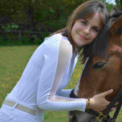 Polo Equithème Pekin lange mouwen Polo Equithème Pekin lange mouwen