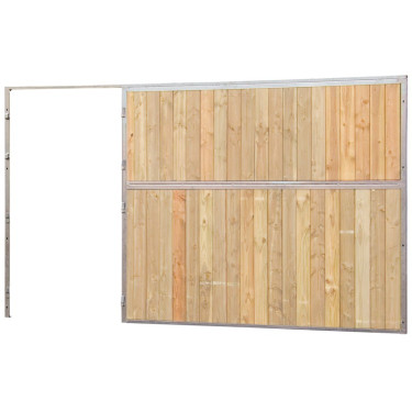 Façade de box pleine bois 4 m (sans porte) La Gée Façade de box pleine bois 4 m (sans porte) La Gée