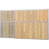 Façade de box pleine bois 3,5 m (sans porte) La Gée Façade de box pleine bois 3,5 m (sans porte) La Gée
