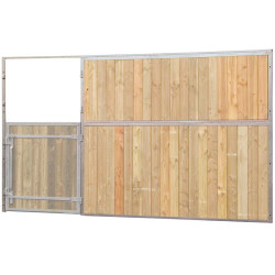 Façade de box pleine bois 3 m (sans porte) La Gée Façade de box pleine bois 3 m (sans porte) La Gée
