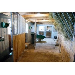 Séparation de box pivotante barreaudée/bois 3,5 m La Gée