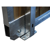 Séparation de box coulissante barraudée/bois 4 m La Gée