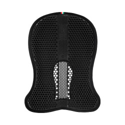 Amortisseur Acavallo respirant Gel hexagonal et Micropile Noir / noir