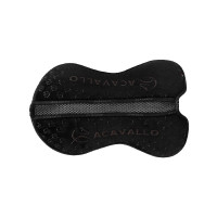 Amortisseur Acavallo Close Contact mousse mémoire de forme grip et gouttière Noir