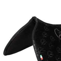 Amortisseur Acavallo Close Contact mousse mémoire de forme grip et gouttière Noir