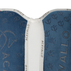 Acavallo Close Contact Stoßdämpfer mit Memoryschaum, Grip und Wirbelkanal Oceaan Blauw