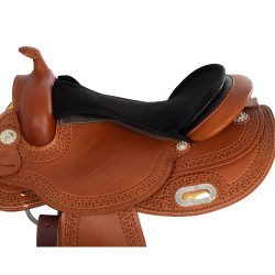 Zadelhoes Acavallo Classic Western Gel Dri-Lex 10mm Zwart