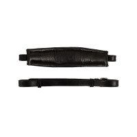 Leren neusriem Acavallo voor Hackamore Cognac Bruin