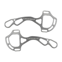 Takjes Hackamore Acavallo Alupro Aluminium Zilver