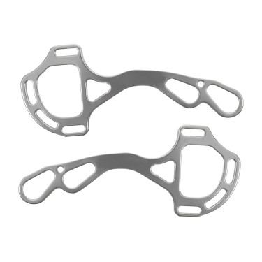 Takjes Hackamore Acavallo Alupro Aluminium Zilver