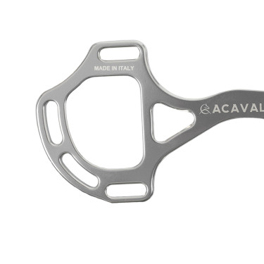 Takjes Hackamore Acavallo Alupro Aluminium Zilver