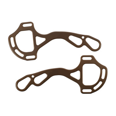 Takjes Hackamore Acavallo Alupro Brons Bruin