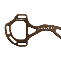 Takjes Hackamore Acavallo Alupro Bruin Takjes Hackamore Acavallo Alupro Bruin