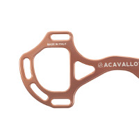 Takjes Hackamore Acavallo Alupro Bruin Takjes Hackamore Acavallo Alupro Bruin