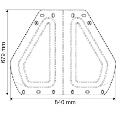 Polyflap Dubbele Drinkbak La Gée