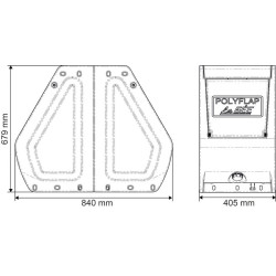 Polyflap Dubbele Drinkbak La Gée