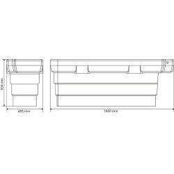 Drinkbak Polybac S 300 L La Gée