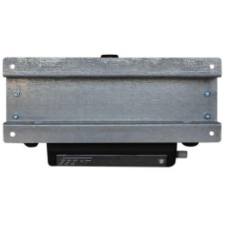 Polybac 25 M enkele drinkbak met binnenrand en bevestigingssteun La Gée