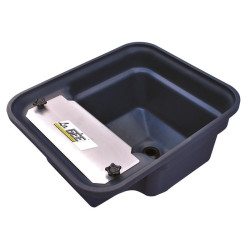 Abreuvoir Polybac 30 M simple avec rebord à cordon et support de fixation La Gée