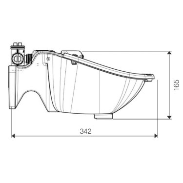 Abreuvoir Polydrink PF3 simple à tube résicoat La Gée Abreuvoir Polydrink PF3 simple à tube résicoat La Gée