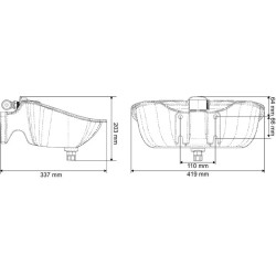Abreuvoir Polydrink PF3 simple à tube résicoat La Gée Abreuvoir Polydrink PF3 simple à tube résicoat La Gée