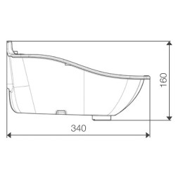 Drinkbak PF6 Polyfast NC dubbel La Gée