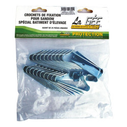 Crochets zingués pour sandow La Gée Crochets zingués pour sandow La Gée