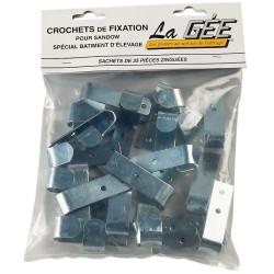 Crochets zingués pour sandow La Gée Crochets zingués pour sandow La Gée