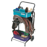 Servante porte-selle avec bacs de pansage La Gée Violet