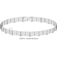 Rond de longe galvanisé Ø...