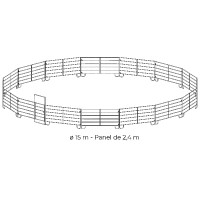 Rond de longe galvanisé Ø... Rond de longe galvanisé Ø...