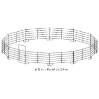 Rond de longe galvanisé Ø... Rond de longe galvanisé Ø...