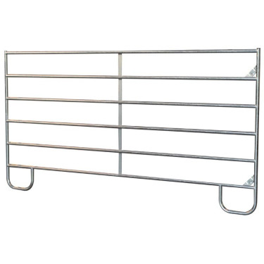 Verzinkte ronde longeeromheining Ø 10 m paneel 3,60 m La Gée