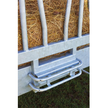 Aanspanbescherming voor metalen voerhek La Gée