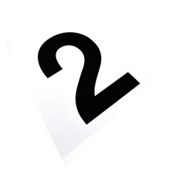 Jeu d'autocollants pour plots pour parcours d'obstacles La Gée