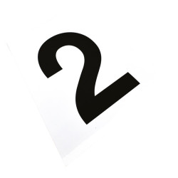 Jeu d'autocollants pour plots pour parcours d'obstacles La Gée