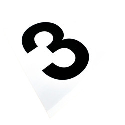 Jeu d'autocollants pour plots pour parcours d'obstacles La Gée