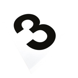 Jeu d'autocollants pour plots pour parcours d'obstacles La Gée